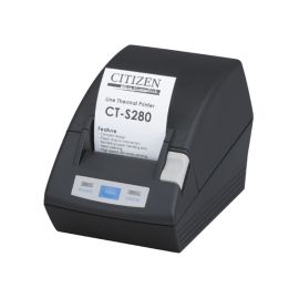 Citizen CT-S281, RS232, 8 dots/mm (203 dpi), cutter, black-CTS281RSEBK