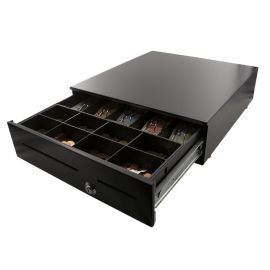 BYPOS AC4280, Metal-Cashdrawer, DC24V RJ12, Black-BYAC4280-5B8C-24V-RJ12