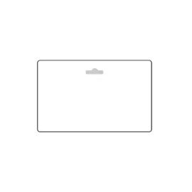 Nakagawa visitor badges, 54x86, tear resistant, adhesive, euro hole-C34EM6T 54X86EL