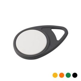 RFID Keyfob Teardrop Legic MIM256, red-KF-TD-LEGIC-RED