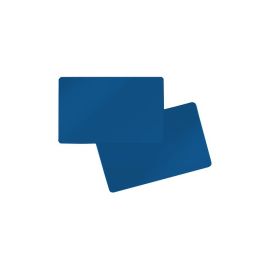 PVC card double-sided dark blue 86 x 54 x 0.76 mm (500 pieces)-403024