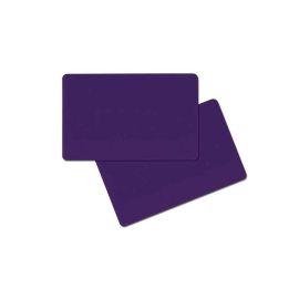 PVC card double-sided purple 86 x 54 x 0.76 mm (500 pieces)-403031