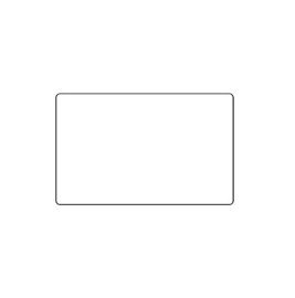 Nakagawa visitor badges, 54x86, tear resistant, adhesive