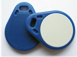 RFID 1k, 13,56MHz, Tear Shape Keyfob ( Box 10 Pieces ), Blue-B64510967